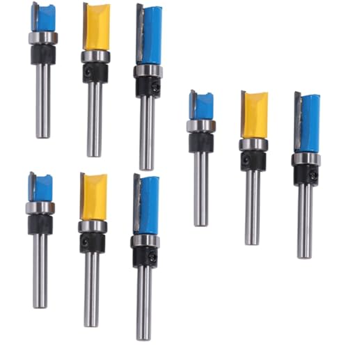 MAGICLULU 3 Sätze Trimmmesserset Fräser Lager Kanten Zimmerei Schwer Cutter Geriffelt Schneiden Mahlen Bündiger Trimm-bit Holzbearbeitungswerkzeuge Router-bit Spülen Hartmetall 3 Stück * 3 MAGICLULU 3 Sätze Trimmmesserset Fräser Lager Kanten Zimmerei Schwer Cutter Geriffelt Schneiden Mahlen Bündiger Trimm-bit Holzbearbeitungswerkzeuge Router-bit Spülen Hartmetall 3 Stück * 3 von MAGICLULU