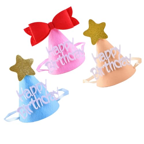 MAGICLULU Geburtstagskronenhut-set Für Kinder 3-teilig Partyhut Für Kinder Baby-kopfbedeckung Partyhut-dekorationen MAGICLULU Geburtstagskronenhut-set Für Kinder 3-teilig Partyhut Für Kinder Baby-kopfbedeckung Partyhut-dekorationen von MAGICLULU