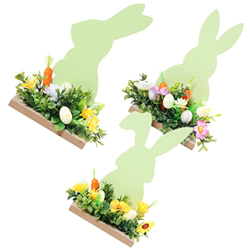 MAGICLULU 3 Stück Osterei-Hasen-Verzierung Frühling Ostern-Wohndekoration Kaninchen seltsam gut büro Dekoration Easter Bunny Tischschild Osterhase Ostern hausdekorationen Plastik MAGICLULU 3 Stück Osterei-Hasen-Verzierung Frühling Ostern-Wohndekoration Kaninchen seltsam gut büro Dekoration Easter Bunny Tischschild Osterhase Ostern hausdekorationen Plastik von MAGICLULU