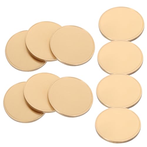 MAGICLULU 3 Stück Teiliges Blanko Messing Münzen für Gravur Kompatibel mit Diversen Gravurmaschinen Stabile Metallplatten für DIY Basteleien Geburtstags und Reisesouvenirs Langlebige MAGICLULU 3 Stück Teiliges Blanko Messing Münzen für Gravur Kompatibel mit Diversen Gravurmaschinen Stabile Metallplatten für DIY Basteleien Geburtstags und Reisesouvenirs Langlebige von MAGICLULU