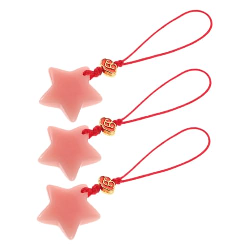 MAGICLULU 3 Stück Teiliges Leuchtende Stern-handykette Universeller Handgelenkriemen Nachtleuchtender Anhänger Vielseitiger Schlüsselanhänger und Taschen-deko für Party und Alltag von MAGICLULU