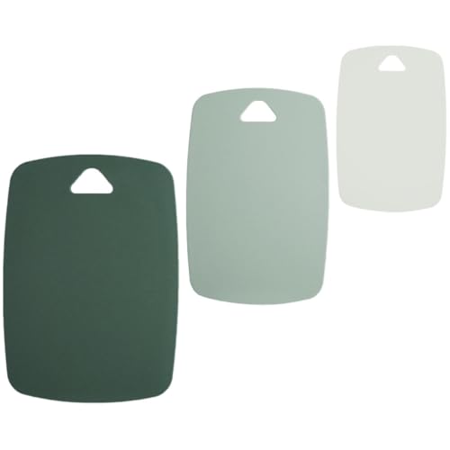 MAGICLULU 3 Stück Teiliges Schneidebrett Set aus Rutschfestem Material für Gemüse und Obst Leicht zu Reinigen Langlebig und Sicher der Anwendung von MAGICLULU