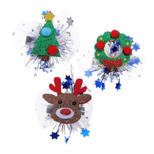 MAGICLULU 3 Stück Teiliges Weihnachts Haarspangen für Niedliche Rentier und Schneemann Haarklammern Festliche Haarschmuck Zubehör für und Cosplay Kompakt und Einfach zu Tragen MAGICLULU 3 Stück Teiliges Weihnachts Haarspangen für Niedliche Rentier und Schneemann Haarklammern Festliche Haarschmuck Zubehör für und Cosplay Kompakt und Einfach zu Tragen von MAGICLULU