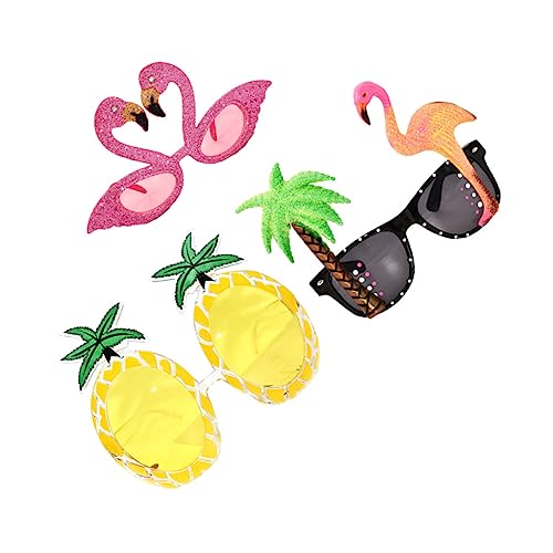 MAGICLULU 3 Stück Tierbrille schnapsgläser Partyzubehör Ananas-Gläser Foto -Requisiten lustige brille Gelb von MAGICLULU
