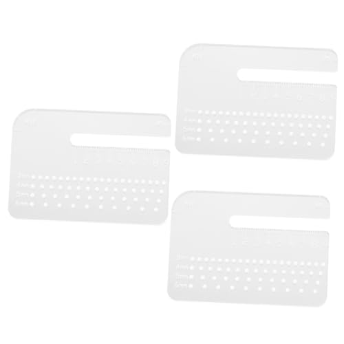 MAGICLULU 3 Stück großer Locher Stanzhilfsplatte für Ledernähte Lederschläger Lederpunsch Lederwerkzeuge Ledernahtstanze Heftstanzhilfsplatte stechender Stanzwerkzeuge aus Leder Acryl MAGICLULU 3 Stück großer Locher Stanzhilfsplatte für Ledernähte Lederschläger Lederpunsch Lederwerkzeuge Ledernahtstanze Heftstanzhilfsplatte stechender Stanzwerkzeuge aus Leder Acryl von MAGICLULU