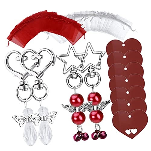 MAGICLULU 30 Sets Schutzengel Schlüsselanhänger Charms Schlüsselanhänger Süßer Hochzeits Anhänger Dekoration MAGICLULU 30 Sets Schutzengel Schlüsselanhänger Charms Schlüsselanhänger Süßer Hochzeits Anhänger Dekoration von MAGICLULU