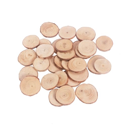 MAGICLULU 30 Stück 3. 5-4. 5 Cm Leere Runde Holzscheibe Unfertige Runde Holzspäne Runde Holzscheiben Für Diy-Kunsthandwerk MAGICLULU 30 Stück 3. 5-4. 5 Cm Leere Runde Holzscheibe Unfertige Runde Holzspäne Runde Holzscheiben Für Diy-Kunsthandwerk von MAGICLULU