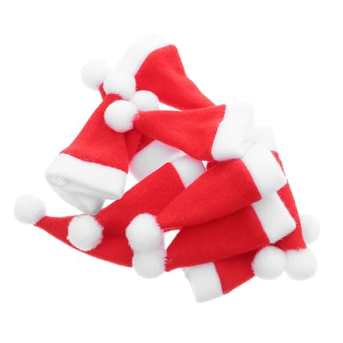 MAGICLULU 30 Stück Mini Weihnachtsmannmützen Bestecktaschen Rot-weiß mit Bommel Festliche Utensilienhalter für Weihnachten Lutscherhüte und Partydekoration Vielseitig für Tisch und Geschenk MAGICLULU 30 Stück Mini Weihnachtsmannmützen Bestecktaschen Rot-weiß mit Bommel Festliche Utensilienhalter für Weihnachten Lutscherhüte und Partydekoration Vielseitig für Tisch und Geschenk von MAGICLULU