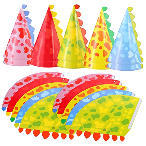 MAGICLULU 30 Stück Papier Geburtstagshüte Verrückte Hüte Für Kinderpark Geburtstagsdekorationen Schutzhelm Geburtstagskegelhut Dinosaurier Partyhüte Lustige Hüte Kinderhüte MAGICLULU 30 Stück Papier Geburtstagshüte Verrückte Hüte Für Kinderpark Geburtstagsdekorationen Schutzhelm Geburtstagskegelhut Dinosaurier Partyhüte Lustige Hüte Kinderhüte von MAGICLULU