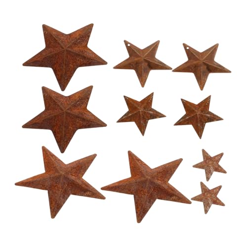 MAGICLULU 30 Stück Rustikale Metallsterne Verrostete Dekoration für Zuhause Partys und Handwerksprojekte Vintage Fünfzackige Sterne für Innen und Außenbereich MAGICLULU 30 Stück Rustikale Metallsterne Verrostete Dekoration für Zuhause Partys und Handwerksprojekte Vintage Fünfzackige Sterne für Innen und Außenbereich von MAGICLULU