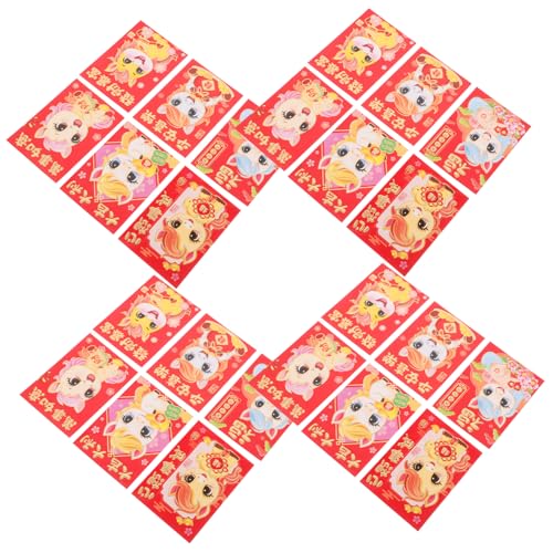 MAGICLULU 300 Stück Rote Geldumschläge Jahr Des Pferdes Chinesische Neujahrsumschläge mit Prägung für Frühlingsfest Familienfeiern Firmenveranstaltungen MAGICLULU 300 Stück Rote Geldumschläge Jahr Des Pferdes Chinesische Neujahrsumschläge mit Prägung für Frühlingsfest Familienfeiern Firmenveranstaltungen von MAGICLULU