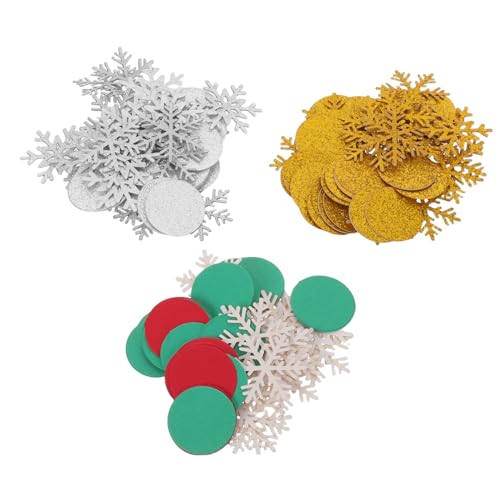 MAGICLULU 300 Stück Schneeflocken Konfetti Winter Tischdekoration Runde Glitzer Papiersprenkel Festliche Weihnachtsdeko Für Party Feierlichkeiten MAGICLULU 300 Stück Schneeflocken Konfetti Winter Tischdekoration Runde Glitzer Papiersprenkel Festliche Weihnachtsdeko Für Party Feierlichkeiten von MAGICLULU