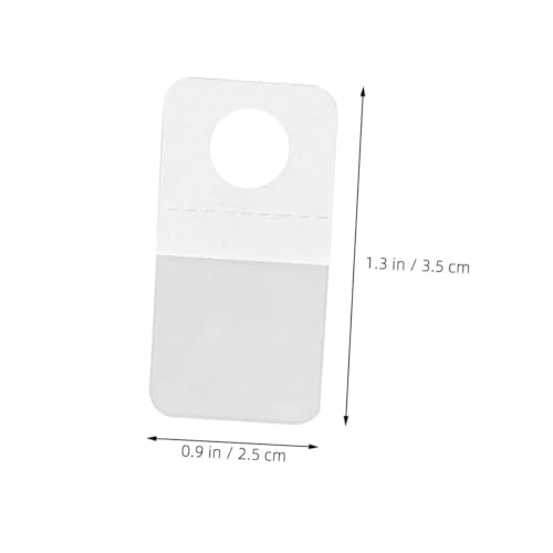 MAGICLULU 300 Stück Transparente Selbstklebende Hängeschilder mit Rundem Loch Klebende Aufhängetabs für Einzelhandel Platzsparend Klar PVC Pet für Produktpräsentation und Ladendisplay MAGICLULU 300 Stück Transparente Selbstklebende Hängeschilder mit Rundem Loch Klebende Aufhängetabs für Einzelhandel Platzsparend Klar PVC Pet für Produktpräsentation und Ladendisplay von MAGICLULU