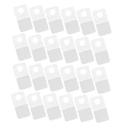 MAGICLULU 300 Stück Transparenter Etikettenhaken Hängeetiketten aus Kunststoff Klare, selbstklebende Hängelaschen kleine klebrige Laschen hängende Klebestreifen Klare Kleberhaken PVC MAGICLULU 300 Stück Transparenter Etikettenhaken Hängeetiketten aus Kunststoff Klare, selbstklebende Hängelaschen kleine klebrige Laschen hängende Klebestreifen Klare Kleberhaken PVC von MAGICLULU