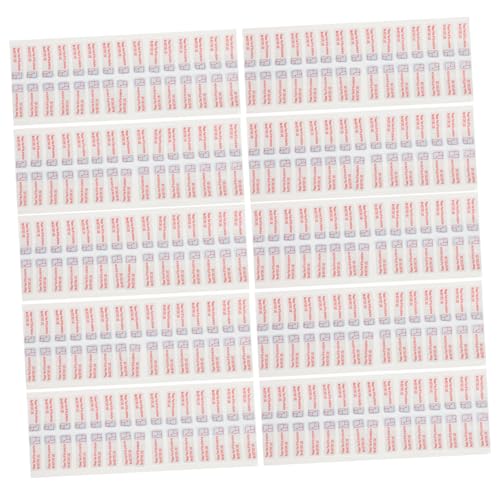 MAGICLULU 3000 Stück Selbstklebende Erinnerungsaufkleber für Folienentfernung Wasser Ölabweisend aus Robustem Synthetikpapier Einfach Abziehbar für Sicheren Schutz von Verpackungsfolien MAGICLULU 3000 Stück Selbstklebende Erinnerungsaufkleber für Folienentfernung Wasser Ölabweisend aus Robustem Synthetikpapier Einfach Abziehbar für Sicheren Schutz von Verpackungsfolien von MAGICLULU