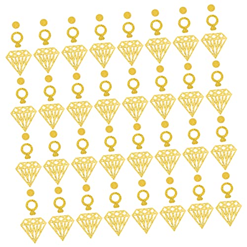 MAGICLULU 300Stücke Bachelorette Party Dekorationen Hochzeitsfeier Hohlpapier Konfetti Ringform Glitzernde Dekoration Für Hochzeiten Verlobungen Und Partys von MAGICLULU