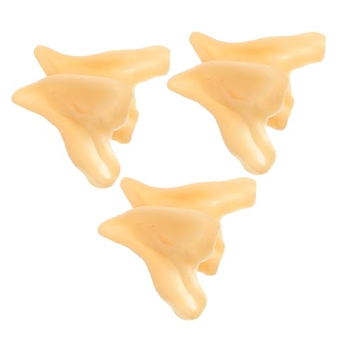 MAGICLULU 3Paare Latex Elfenohren für Halloween und Cosplay Realistische Dekoration für Kostümpartys Vielseitige Requisiten für Themenanlässe Ergänzung für Jede Verkleidung von MAGICLULU