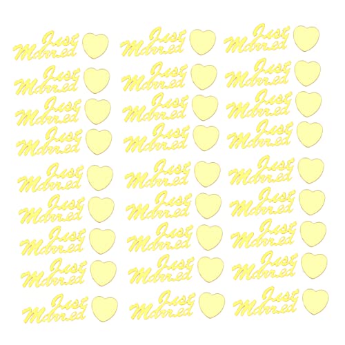MAGICLULU 3Packungen Married Herz Konfetti Pack Glitzernde Tischdekoration Für Hochzeiten DIY Projekte Und Besondere Anlässe Kreative Feiern MAGICLULU 3Packungen Married Herz Konfetti Pack Glitzernde Tischdekoration Für Hochzeiten DIY Projekte Und Besondere Anlässe Kreative Feiern von MAGICLULU