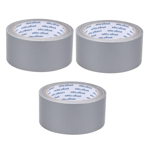 MAGICLULU 3Rollen Farbiges Klebeband Multifunktionales Stark Haftendes Gewebeklebeband für Teppich Boden und Vielseitige Anwendungen Wasserfest Altersbeständig Hohe Haftung von MAGICLULU