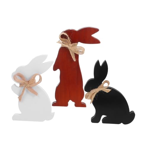 MAGICLULU 3St Osterhasen-Dekoration Kernstück im Freien Hasenfigur Stand Kaninchen Ostern tischdeko Ostern Dekoration Hase aus Holz osterhasen Dekorationen Bettwäsche aus Baumwolle MAGICLULU 3St Osterhasen-Dekoration Kernstück im Freien Hasenfigur Stand Kaninchen Ostern tischdeko Ostern Dekoration Hase aus Holz osterhasen Dekorationen Bettwäsche aus Baumwolle von MAGICLULU