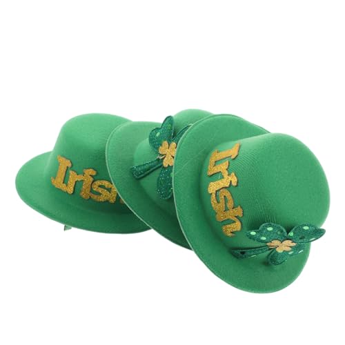 MAGICLULU 3st Grüner Partyhut Grasgrüne Hüte Blütenknospen-haarnetz St. Patricks Day Brille Make-up-stirnbänder Für Frauen Grüne Haarspangen St Patricks Day Hut Haardampfer Green Stoff MAGICLULU 3st Grüner Partyhut Grasgrüne Hüte Blütenknospen-haarnetz St. Patricks Day Brille Make-up-stirnbänder Für Frauen Grüne Haarspangen St Patricks Day Hut Haardampfer Green Stoff von MAGICLULU