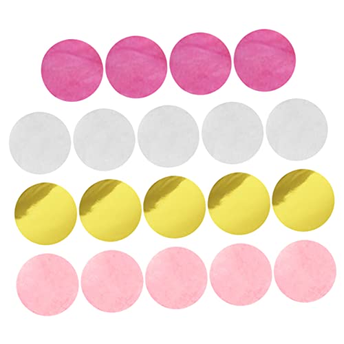 MAGICLULU 4 Farbige runde Papierblätter Glücklich runden Hochzeitskonfetti für Tische Hochzeitsdekorationen Konfetti-Luftballons Konfetti auf dem Hochzeitstisch Hochzeitsornament MAGICLULU 4 Farbige runde Papierblätter Glücklich runden Hochzeitskonfetti für Tische Hochzeitsdekorationen Konfetti-Luftballons Konfetti auf dem Hochzeitstisch Hochzeitsornament von MAGICLULU