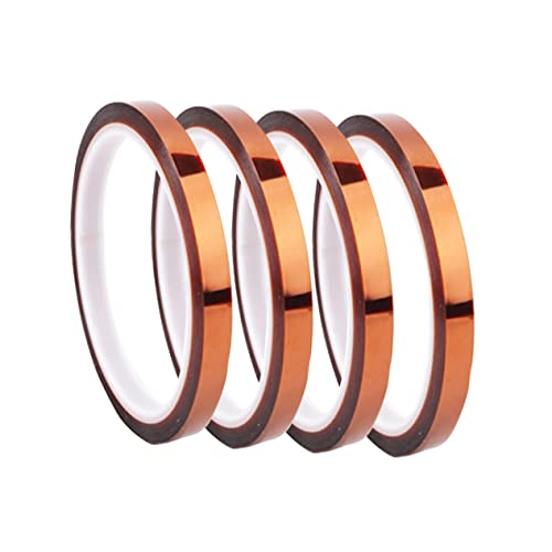 MAGICLULU 4 Rollen Hochtemperaturbeständiges Klebeband Hitzebeständiges Klebeband Hochtemperaturband Zum Abdecken Hochtemperaturband Wärmeband MAGICLULU 4 Rollen Hochtemperaturbeständiges Klebeband Hitzebeständiges Klebeband Hochtemperaturband Zum Abdecken Hochtemperaturband Wärmeband von MAGICLULU