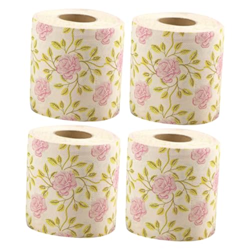 MAGICLULU 4 Rollen Toilettenpapier Bedrucktes Toilettenpapier Badezimmer Toilettenbezug Papiertaschentücher Dekoratives Toilettenpapier Toiletten Für Badezimmer Taschentuchhalter MAGICLULU 4 Rollen Toilettenpapier Bedrucktes Toilettenpapier Badezimmer Toilettenbezug Papiertaschentücher Dekoratives Toilettenpapier Toiletten Für Badezimmer Taschentuchhalter von MAGICLULU