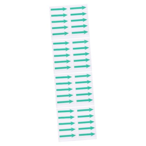 MAGICLULU 4 Sätze -logo -aufkleber Für Whiteboard -aufkleber Richtungskleberzeichen Bodenrichtungsaufkleber Aufkleber Beschriftungen Grün Pvc Selbstklebend 10 Stück * 4 von MAGICLULU