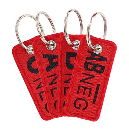 MAGICLULU 4 Stück Blutgruppen-Schlüsselanhänger kleines Kleidungszubehör Schild Keksdosen Blutgruppen Schlüsselanhänger Bluttyp Schlüsselanhänger Dekorative Schlüsselanhänger Geldbörse Stoff MAGICLULU 4 Stück Blutgruppen-Schlüsselanhänger kleines Kleidungszubehör Schild Keksdosen Blutgruppen Schlüsselanhänger Bluttyp Schlüsselanhänger Dekorative Schlüsselanhänger Geldbörse Stoff von MAGICLULU