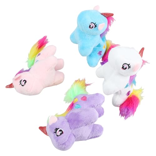 MAGICLULU 4 Stück Einhorn Schlüsselanhänger Party Charme Plüsch Klein Taschenanhänger Schild Rucksack-Einhorn-anhänger Kuscheltier Schlüsselanhänger Kuscheltier-anhänger Pp Baumwolle MAGICLULU 4 Stück Einhorn Schlüsselanhänger Party Charme Plüsch Klein Taschenanhänger Schild Rucksack-Einhorn-anhänger Kuscheltier Schlüsselanhänger Kuscheltier-anhänger Pp Baumwolle von MAGICLULU