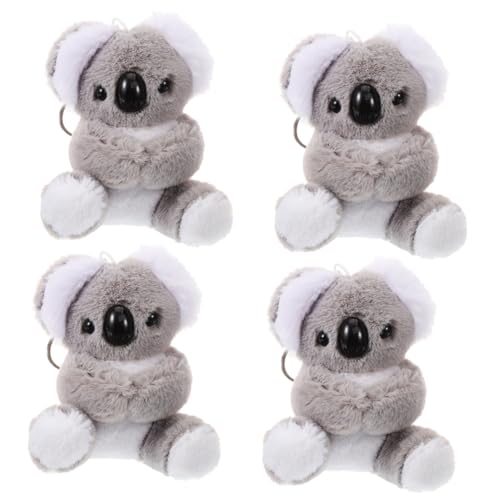MAGICLULU 4 Stück Koala-schlüsselanhänger Puppentaschenanhänger Cartoon-Puppe Schlüsselanhänger Süßer Puppen-schlüsselanhänger Tierpuppenanhänger Süße Schlüsselanhänger Light Grey Plüsch MAGICLULU 4 Stück Koala-schlüsselanhänger Puppentaschenanhänger Cartoon-Puppe Schlüsselanhänger Süßer Puppen-schlüsselanhänger Tierpuppenanhänger Süße Schlüsselanhänger Light Grey Plüsch von MAGICLULU