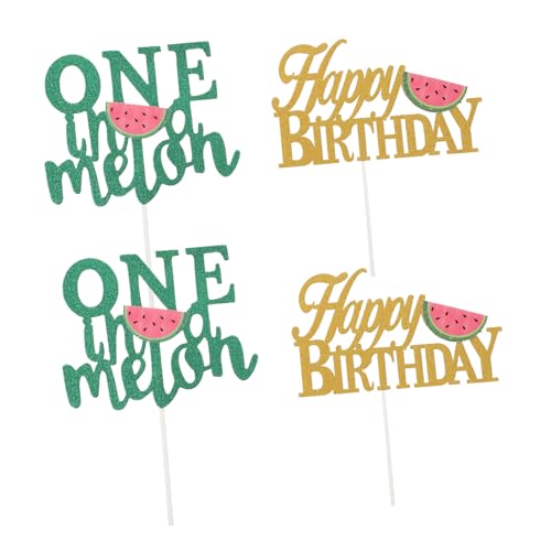MAGICLULU 4er-pack Wassermelonen-kuchenspieße Dekorationen Für Geburtstagsfeiern Obst-thema- Party-zubehör Kuchenverzierungen MAGICLULU 4er-pack Wassermelonen-kuchenspieße Dekorationen Für Geburtstagsfeiern Obst-thema- Party-zubehör Kuchenverzierungen von MAGICLULU
