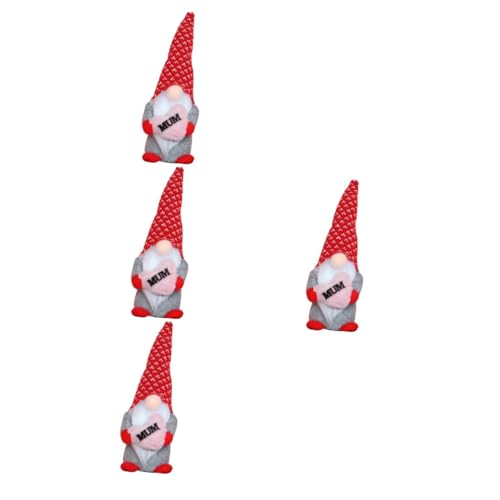 MAGICLULU 4 Stück Liebe Puppe die Dekoration der Mutter Cartoon-GNOME-Puppendekor Muttertagsdeko dekorative Wichtelpuppen Gnompuppendekor zum Muttertag Tischdeko zum Muttertag Polyester MAGICLULU 4 Stück Liebe Puppe die Dekoration der Mutter Cartoon-GNOME-Puppendekor Muttertagsdeko dekorative Wichtelpuppen Gnompuppendekor zum Muttertag Tischdeko zum Muttertag Polyester von MAGICLULU