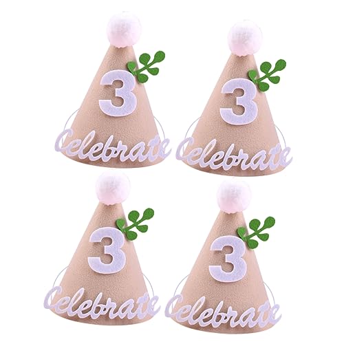 MAGICLULU 4 Stück Kegelförmige Geburtstagshüte für Jungen und Mädchen Partyhüte für Jungen und Mädchen Geburtstagsfeier-hut Unisex-party-kappe Baby-/säuglingsgeburtstags-party-dekorationen MAGICLULU 4 Stück Kegelförmige Geburtstagshüte für Jungen und Mädchen Partyhüte für Jungen und Mädchen Geburtstagsfeier-hut Unisex-party-kappe Baby-/säuglingsgeburtstags-party-dekorationen von MAGICLULU