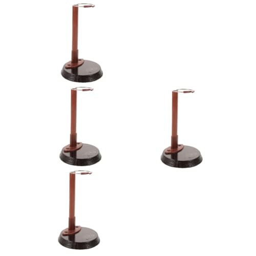 MAGICLULU 4 Stück Puppenständer puppenzubehör Mädchen Puppen für Stand Anzeige Puppenträger Display-Ständer Figurenständer Ständer für Puppen Holz Brown MAGICLULU 4 Stück Puppenständer puppenzubehör Mädchen Puppen für Stand Anzeige Puppenträger Display-Ständer Figurenständer Ständer für Puppen Holz Brown von MAGICLULU