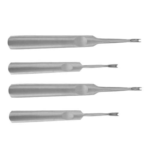MAGICLULU 4 Stück Schlitzer Lederwerkzeuge Lederkanten-Schälarbeiten DIY-Werkzeuge basteln Angebot zum Schälen von Lederkanten Lederbesatz Lederkantenschneider Rostfreier Stahl Silber MAGICLULU 4 Stück Schlitzer Lederwerkzeuge Lederkanten-Schälarbeiten DIY-Werkzeuge basteln Angebot zum Schälen von Lederkanten Lederbesatz Lederkantenschneider Rostfreier Stahl Silber von MAGICLULU