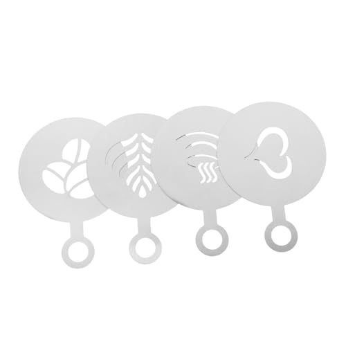 MAGICLULU 4 Stück Teiliges Edelstahl Latte Art Schablonen Langlebige Kaffeestencil Werkzeuge Einfach zu Reinigen Vielseitig für Zuhause und Gewerbliche Veranstaltungen Geeignet MAGICLULU 4 Stück Teiliges Edelstahl Latte Art Schablonen Langlebige Kaffeestencil Werkzeuge Einfach zu Reinigen Vielseitig für Zuhause und Gewerbliche Veranstaltungen Geeignet von MAGICLULU