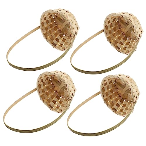 MAGICLULU 4 Stück Teiliges Handgewebtes Blumen und Aufbewahrungskorb mit Flexiblem Griff für Hochzeiten und Dekorationen Leicht und Tragbar für Frische und Getrocknete Blumen MAGICLULU 4 Stück Teiliges Handgewebtes Blumen und Aufbewahrungskorb mit Flexiblem Griff für Hochzeiten und Dekorationen Leicht und Tragbar für Frische und Getrocknete Blumen von MAGICLULU