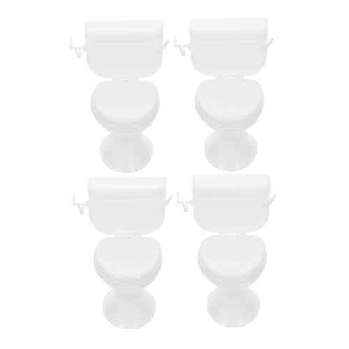 MAGICLULU 4 Stück Teiliges Miniatur Toiletten Deko Weiß Stabile Wiederverwendbare Party Kuchenaufsätze Flexibel Anpassbar für Puppenhaus und Einzigartige Kuchendesigns MAGICLULU 4 Stück Teiliges Miniatur Toiletten Deko Weiß Stabile Wiederverwendbare Party Kuchenaufsätze Flexibel Anpassbar für Puppenhaus und Einzigartige Kuchendesigns von MAGICLULU