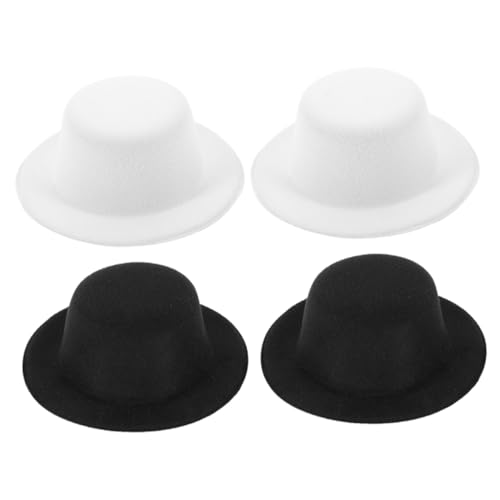 MAGICLULU 4 Stück Teiliges Puppenhut Flache Mützen Dekoration Schwarzer und Weißer Kreative DIY Puppenaccessoires für Schneemann und Clownpuppen Langlebig und Detailreich Gestaltet MAGICLULU 4 Stück Teiliges Puppenhut Flache Mützen Dekoration Schwarzer und Weißer Kreative DIY Puppenaccessoires für Schneemann und Clownpuppen Langlebig und Detailreich Gestaltet von MAGICLULU