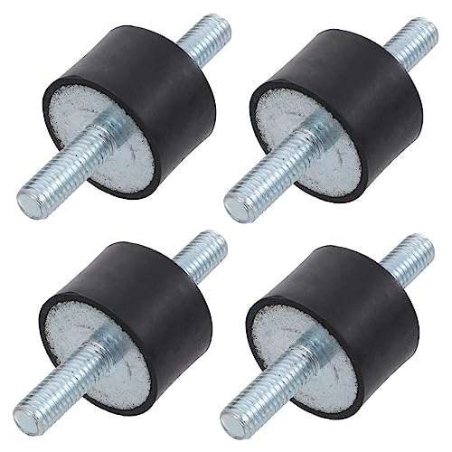MAGICLULU 4 Stück Vv Gummipuffer Vibrationsdämpfer Isolator Stoßabsorber Vibrationsmontage mit Schraubgewinde für Geräuschreduzierung und Stoßschutz von MAGICLULU