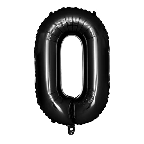MAGICLULU 40 50 Partyballons Luftballons Folienballons Nummernballons Schwarz Jubiläumsballons Zahlenballons von MAGICLULU