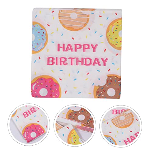 MAGICLULU 40 Blatt Donut-Servietten halloween mitgebsel halllowen party tischdeko gu weihnachten ausendeko weihnachten decor Geburtstag bedruckte Servietten aus Papier Abendessen Serviette von MAGICLULU