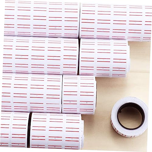 MAGICLULU 40 Rollen Selbstklebende Preisetiketten Papieraufkleber für Preisauszeichnung Supermarkt Obstladen Weiß Klebeetiketten zum Beschriften und Bedrucken MAGICLULU 40 Rollen Selbstklebende Preisetiketten Papieraufkleber für Preisauszeichnung Supermarkt Obstladen Weiß Klebeetiketten zum Beschriften und Bedrucken von MAGICLULU