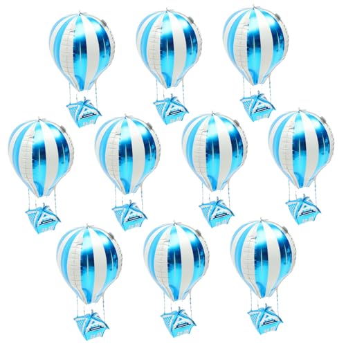 MAGICLULU 40 Stk Heißluftballon Hochzeitsdekorationen Für Die Zeremonie Ballon-wanddekorationen Heliumfolienballons Alles Zum Geburtstag Dekorationen Zubehör 4d Aluminiumfolie Metall von MAGICLULU