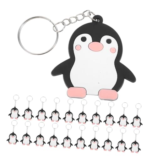 MAGICLULU 40 Stück Teiliges Pinguin Schlüsselanhänger Cartoon Tierform Schlüsselringe für Tiermotiv Schlüsselanhänger als Partygeschenke Rucksack und Taschenanhänger für Geburtstage und von MAGICLULU