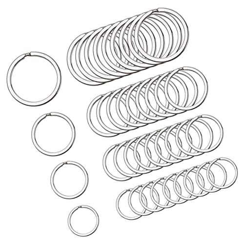 MAGICLULU 40 Stück Teiliges Schlüsselringe Runde Flache Schlüsselanhänger Robuste und Langlebige Schlüssel Zubehör für Haushalt und Auto Hochwertige Metallringe zur Sicheren Aufbewahrung MAGICLULU 40 Stück Teiliges Schlüsselringe Runde Flache Schlüsselanhänger Robuste und Langlebige Schlüssel Zubehör für Haushalt und Auto Hochwertige Metallringe zur Sicheren Aufbewahrung von MAGICLULU