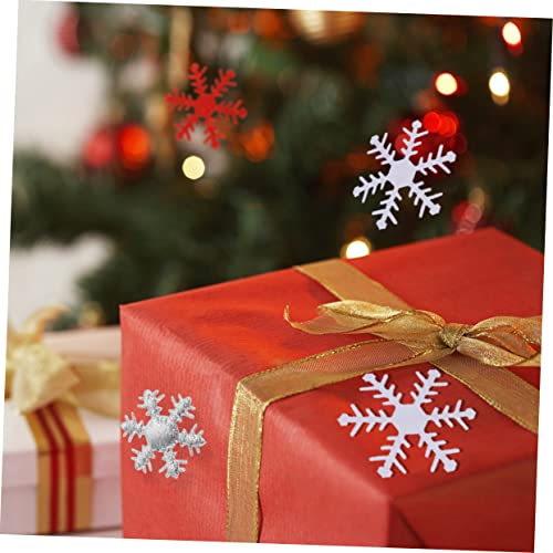MAGICLULU 400 Stück Teiliges Weihnachts Schneeflocken Konfetti aus Hochwertigem Vliesstoff Leicht und Kompakt als Weihnachtsbaumanhänger Tischdeko und DIY Bastelzubehör für Festliche von MAGICLULU
