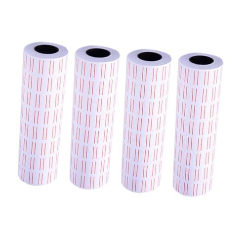 MAGICLULU 40Rollen Preisschildaufkleber Selbstklebendes Preisetikettenpapier Für Supermärkte Langlebig Druckqualität Für Preismarkierungen von MAGICLULU